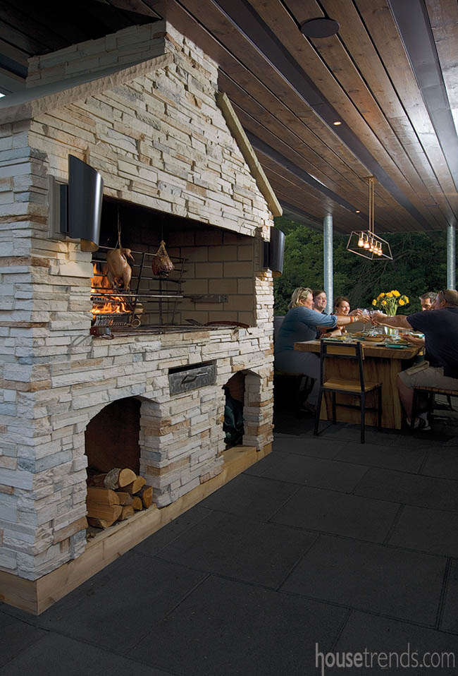 Grill design with a unique story