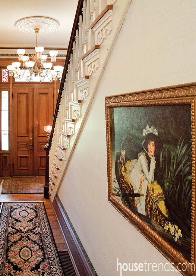 Staircase creates a divide