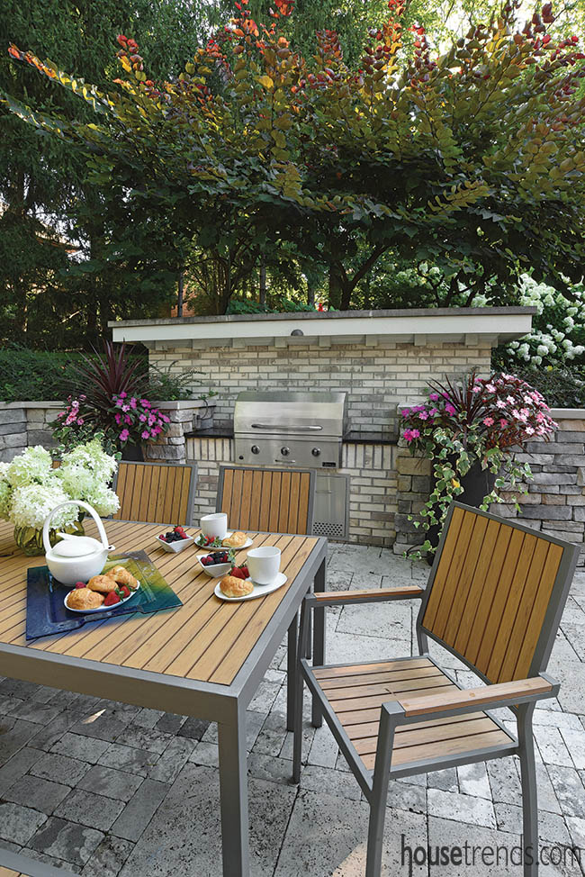 Grill gets custom surroundings