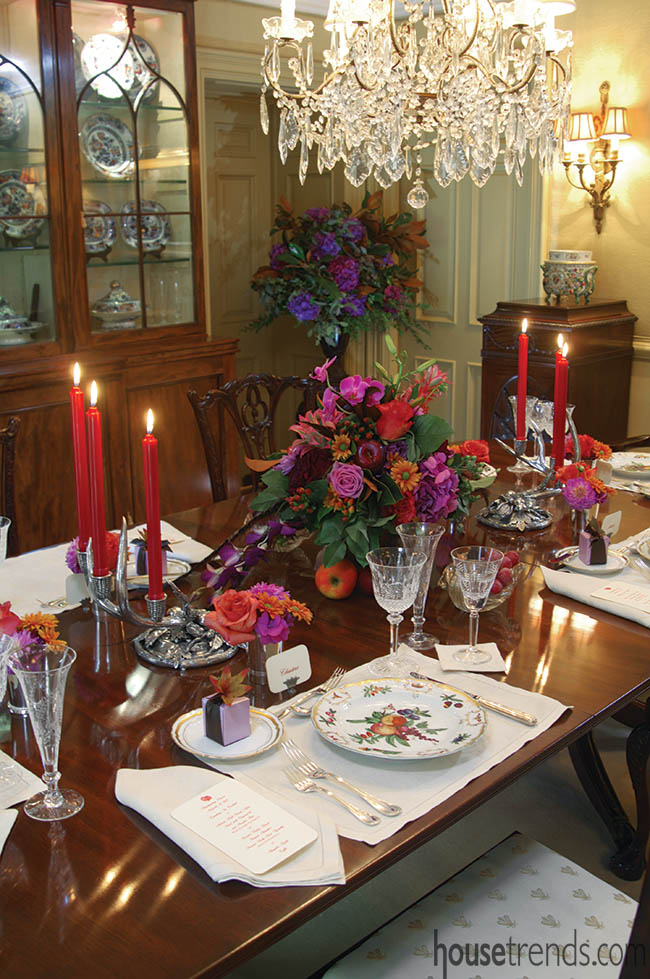 Mint julep cups double as vases