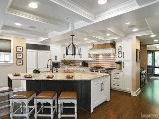 Large hardware pops in a kitchen