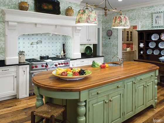 Kitchen design with traditional roots