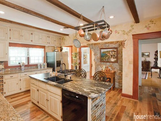 Kitchen design with a Tuscan flair