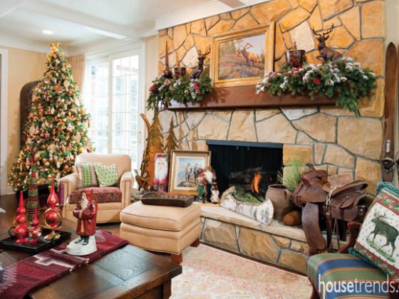Lodge-inspired decor