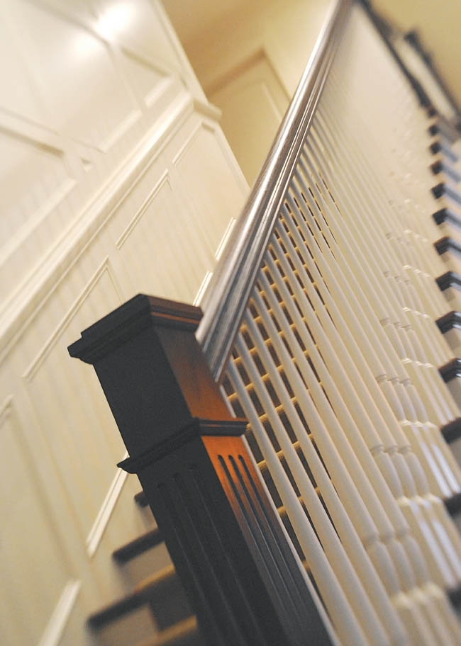 Staircase adds a touch of Arts and Crafts style