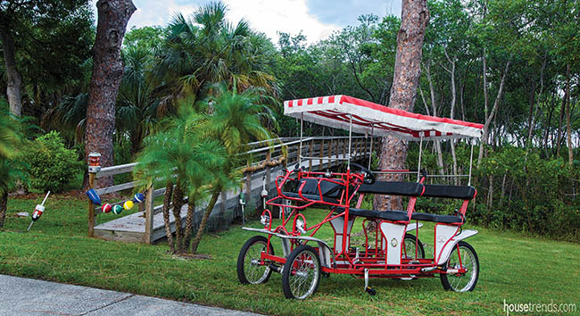 Family embraces outdoor living