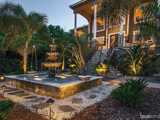 Decor helps to dress up a yard