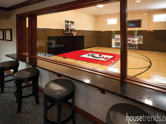 Basketball court honors the Bearcats