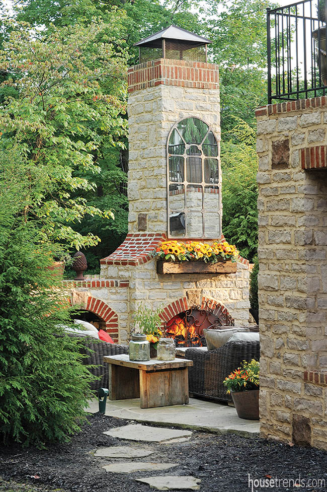 Landscape design has all of the necessities for entertaining