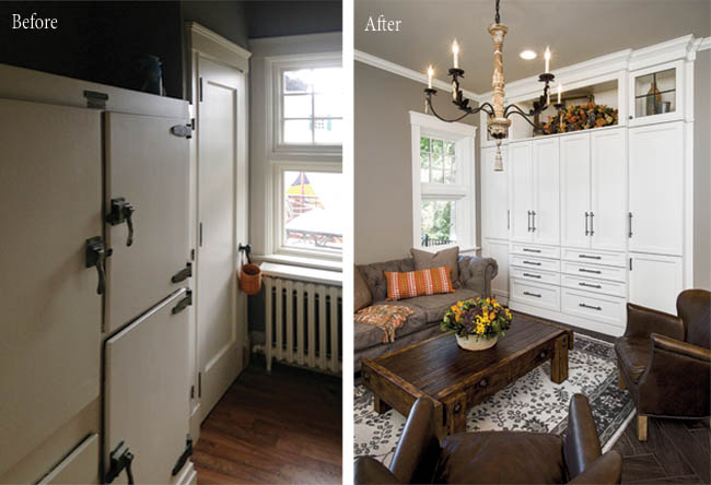 Sitting area gets a little more leg room