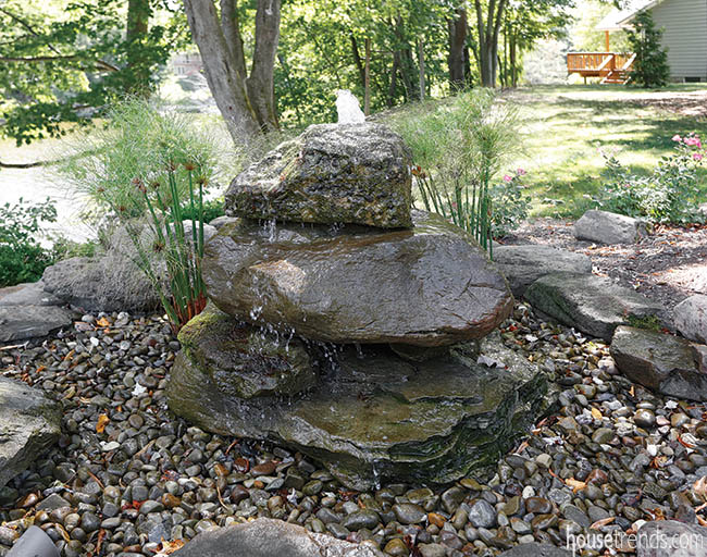 Water feature puts safety first