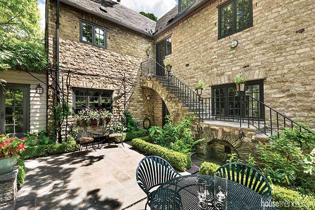 Patio is perfect for outdoor entertaining