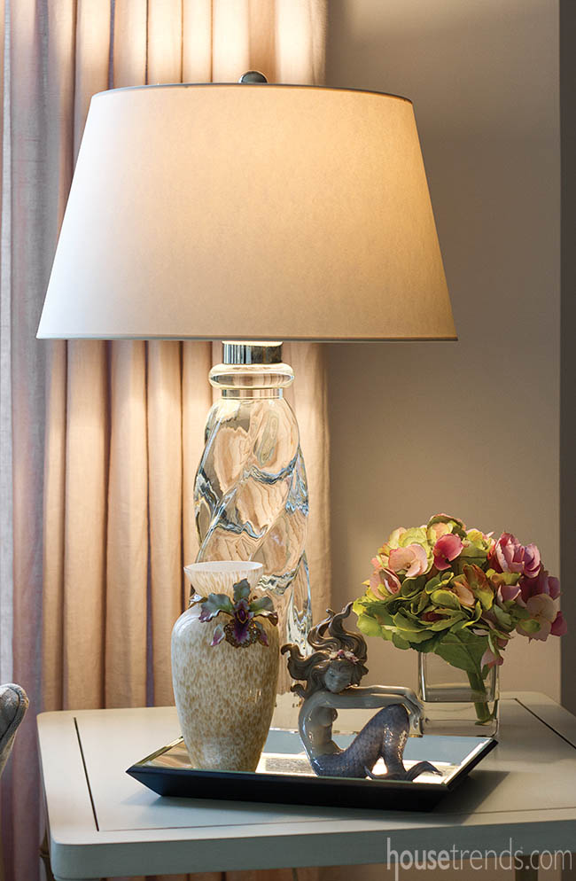 Home decor dresses up end tables