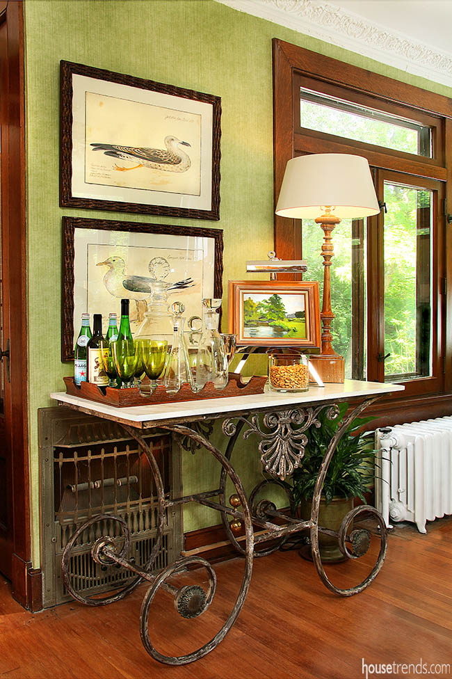 Unique home bar ideas give a nod to history