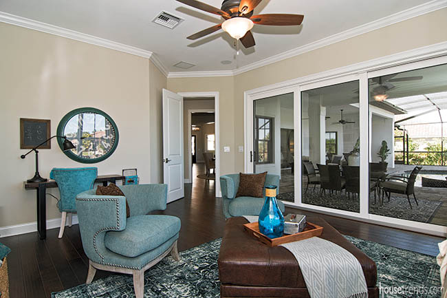 Windows add gorgeous view to a bonus room