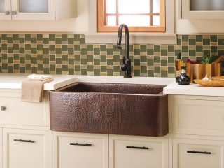 Native Trails copper farmhouse sink
