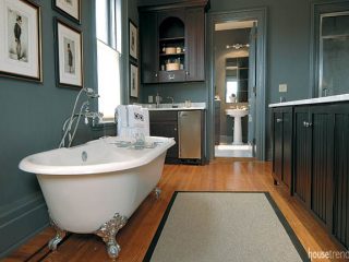 Morning kitchen rounds out a master suite