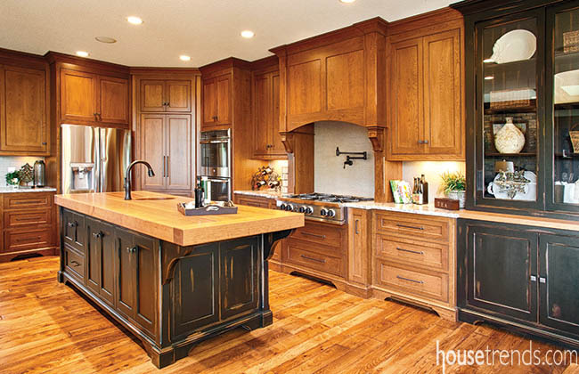 Kitchen island is the belle of the ball