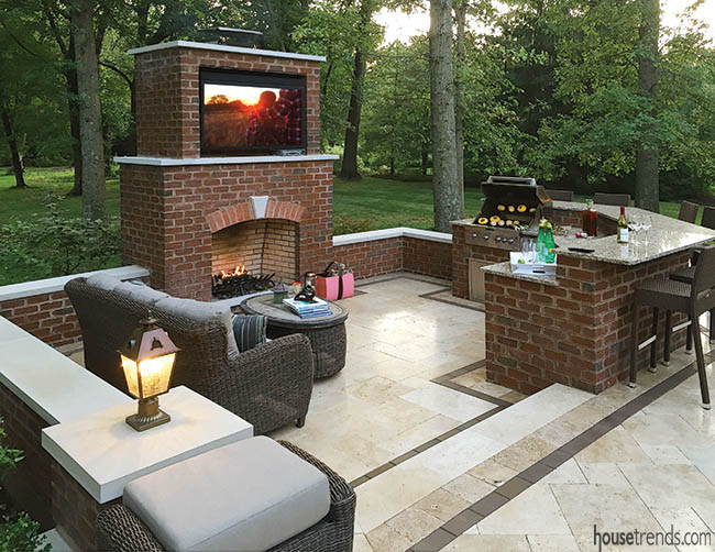 Back yard offers something for every family member