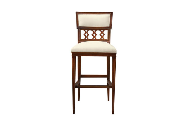 Bar stool with gorgeous pattern