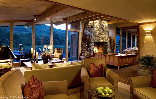 Lodge allows easy access to nature