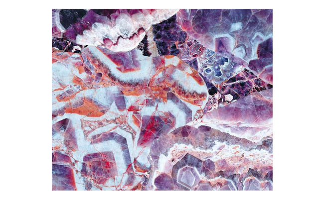 Tile lends a shock of color