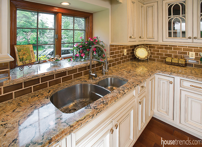 Traditional kitchen design with a twist