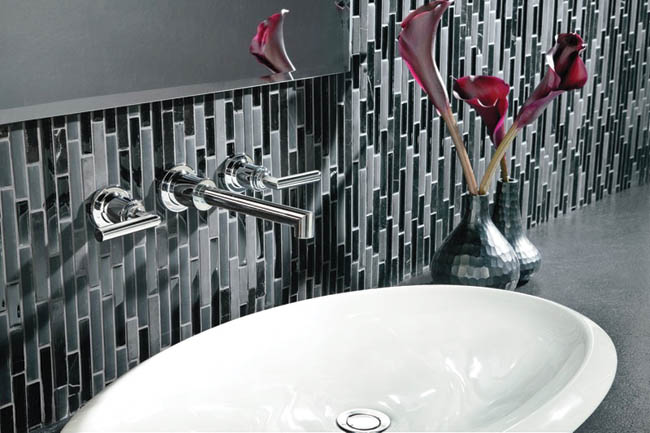 Bathroom trends take on interesting shapes
