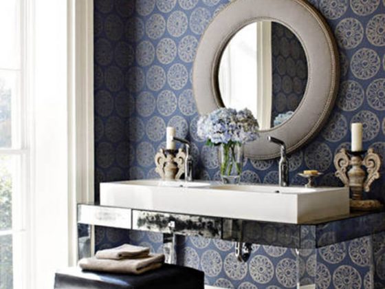 Wallpaper available in a variety of colors