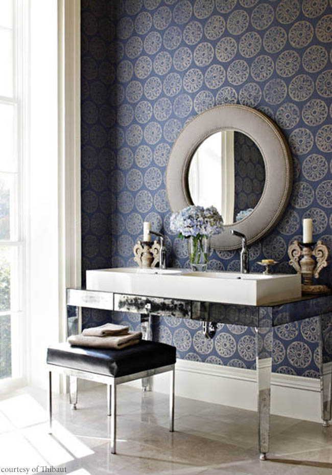 Wallpaper available in a variety of colors