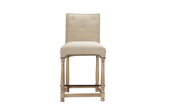 Bar stool with eye-catching detail