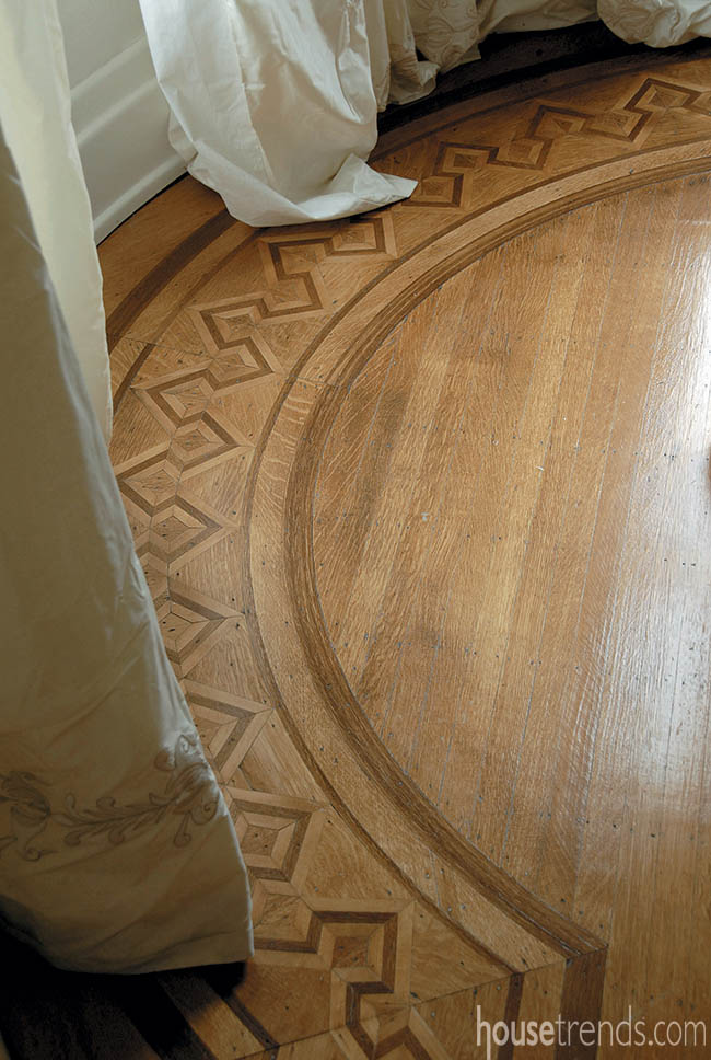 New flooring meshes perfectly with a historic home