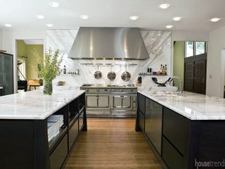 Marble serves as a backdrop to a range