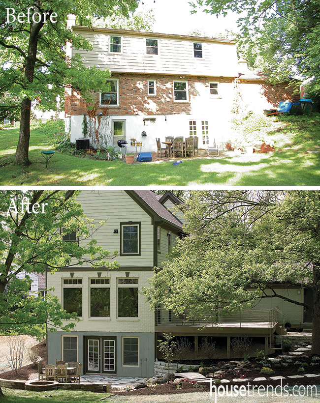Remodeling ideas create easy access to a back yard