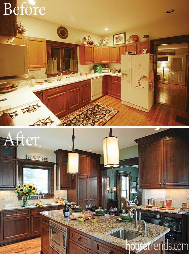 Cramped kitchen design gets a spacious remodel
