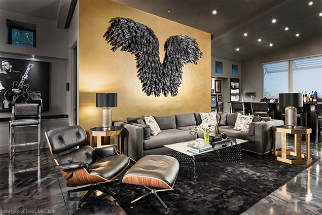Masculine living room by John McClain