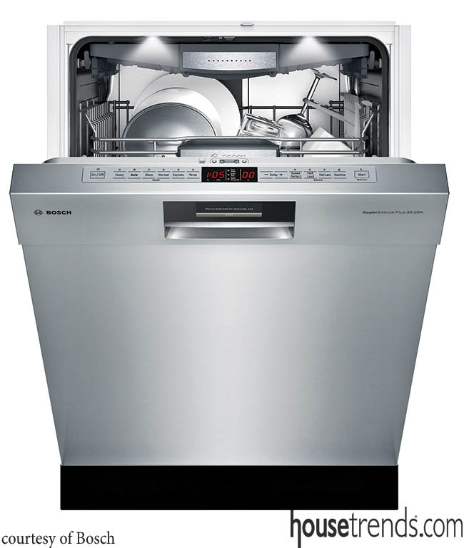 Dishwasher controls noise level