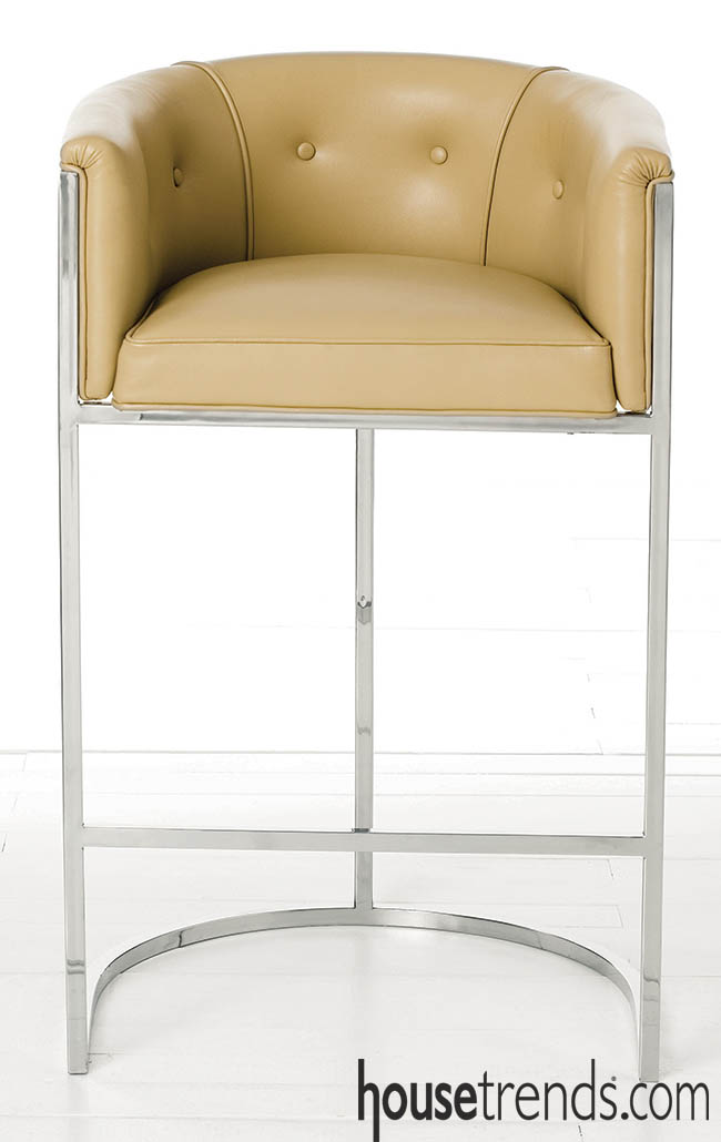 Barstool fits in with most designs