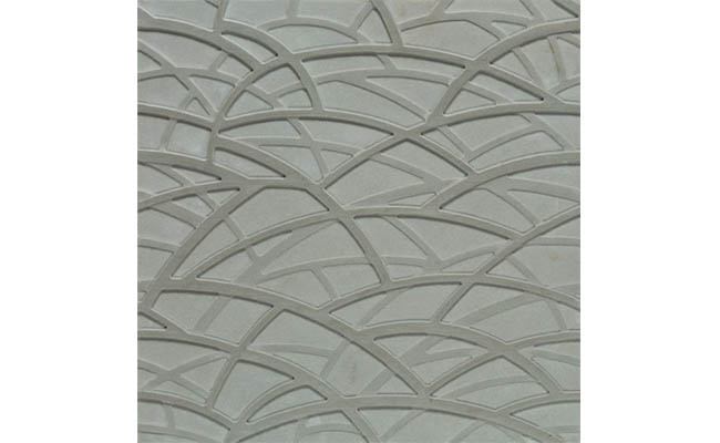 Tile with roots in Japanese art