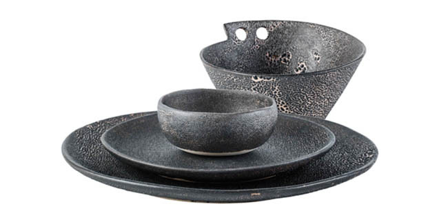 Dishes complement dining room design ideas