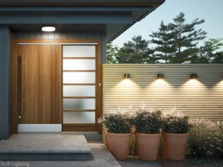 Outdoor lighting adds additional security