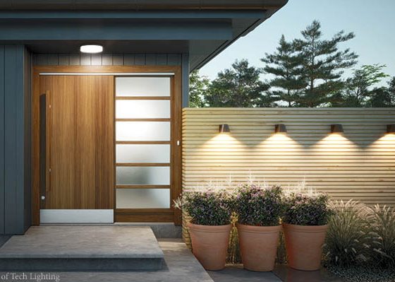 Outdoor lighting adds additional security