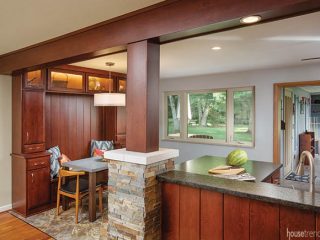 Remodel creates a quaint eating area