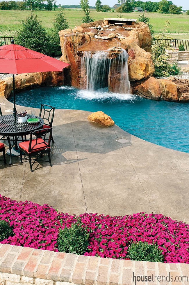 Waterfall adds background noise