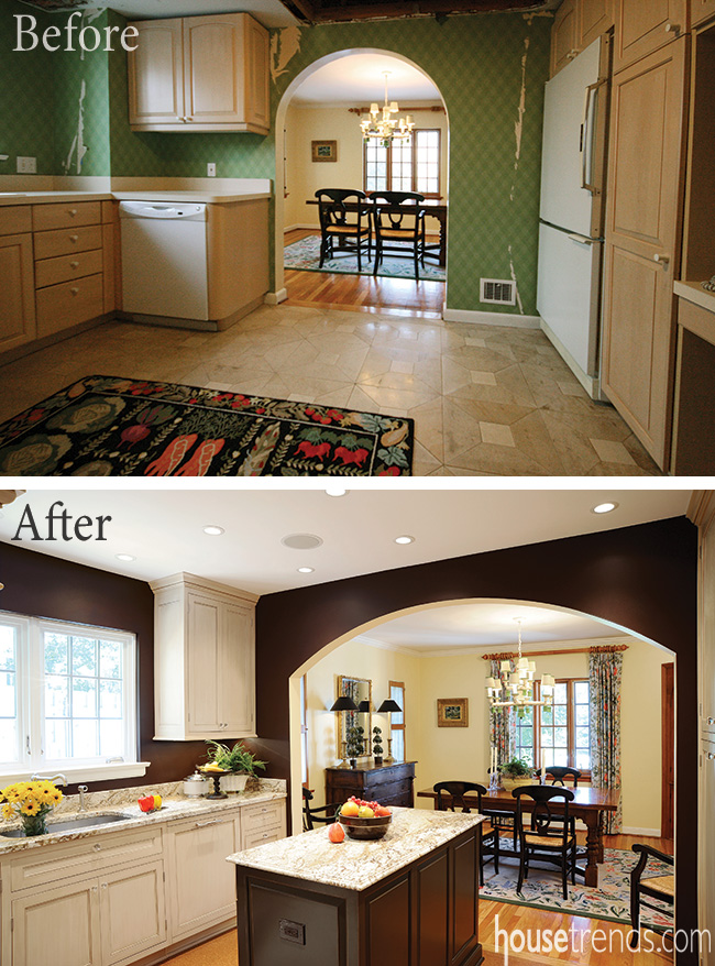 Kitchen remodeling ideas create an open, modern space