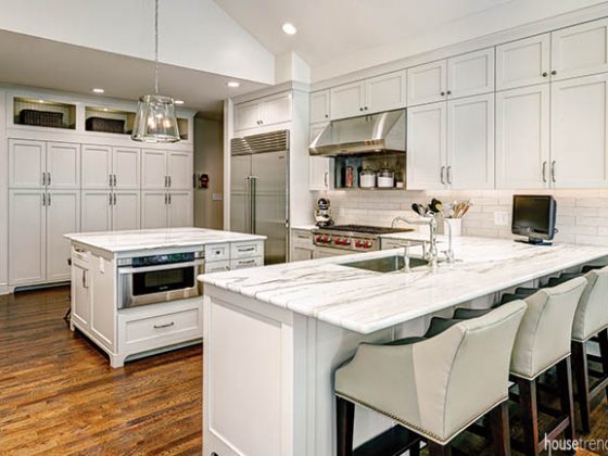 Kitchen remodel with a custom look