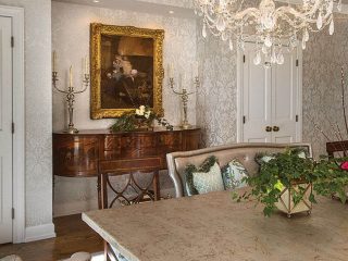 Remodel creates home for a buffet in a formal dining room