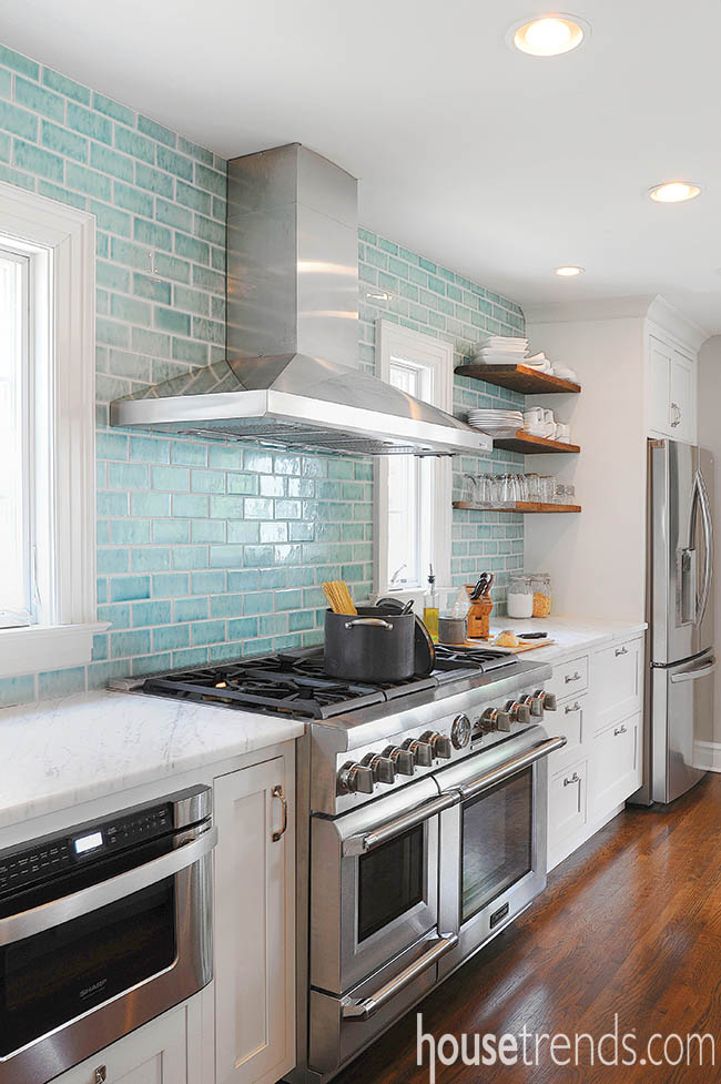Subway tile sings the blues