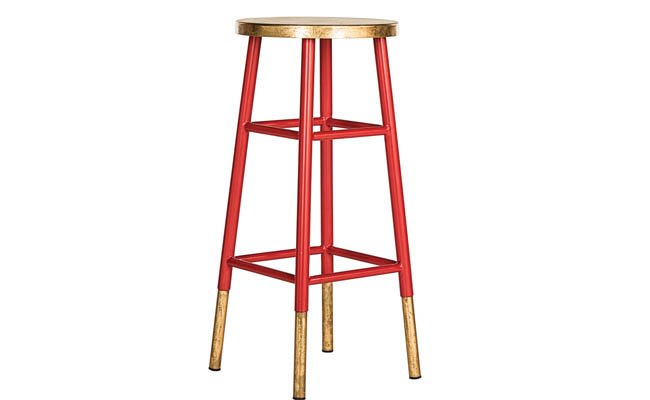 Bar stool with a stunning color combination