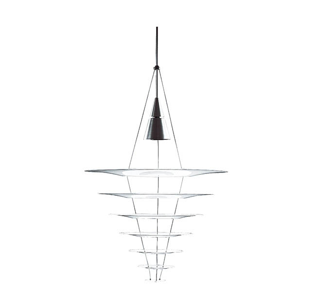 Pendant light shows off its mysterious side